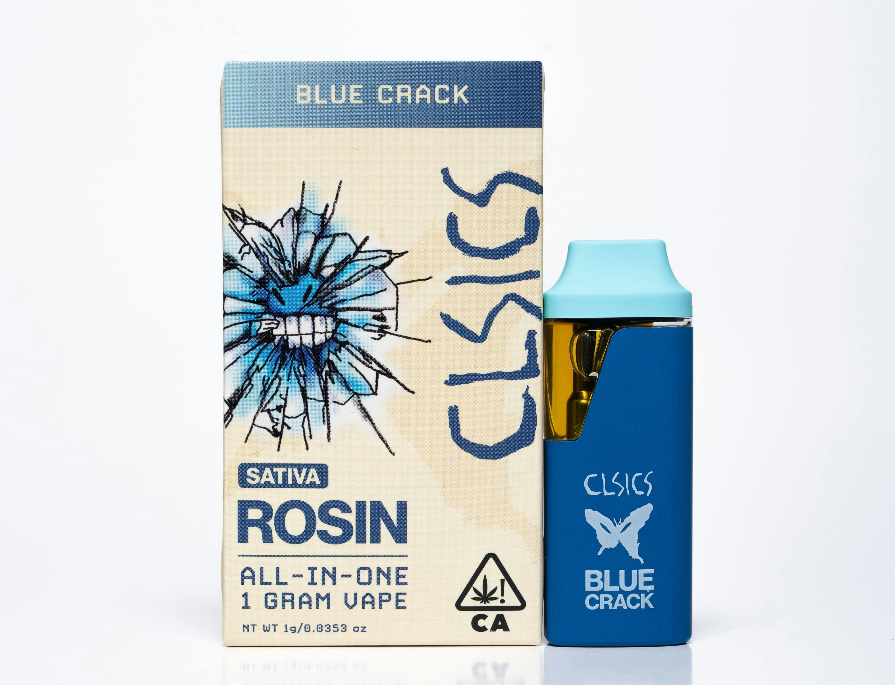 Blue Crack - LIVE ROSIN ALL IN ONE VAPE 1g - CLSICS Rosin & Rosin Infused Pre Rolls -  - $39.61 - Vapes