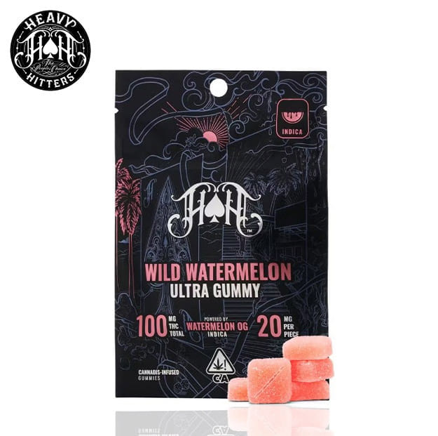 Heavy Hitters - Wild Watermelon Gummies - 100mg - Heavy Hitters -  - $16.99 - Edibles
