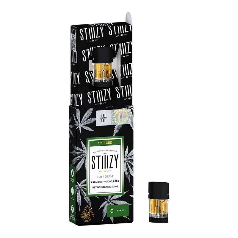 Stiiizy: 1:1 CBD Mango .5g Cart