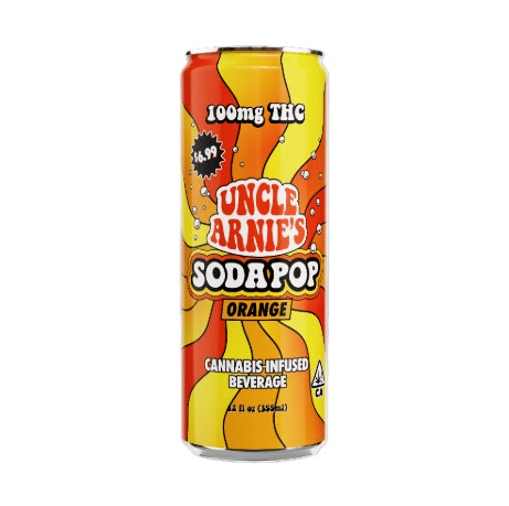 Orange Soda 12oz- 100mg - Uncle Arnie's -  - $7.50 - Edibles