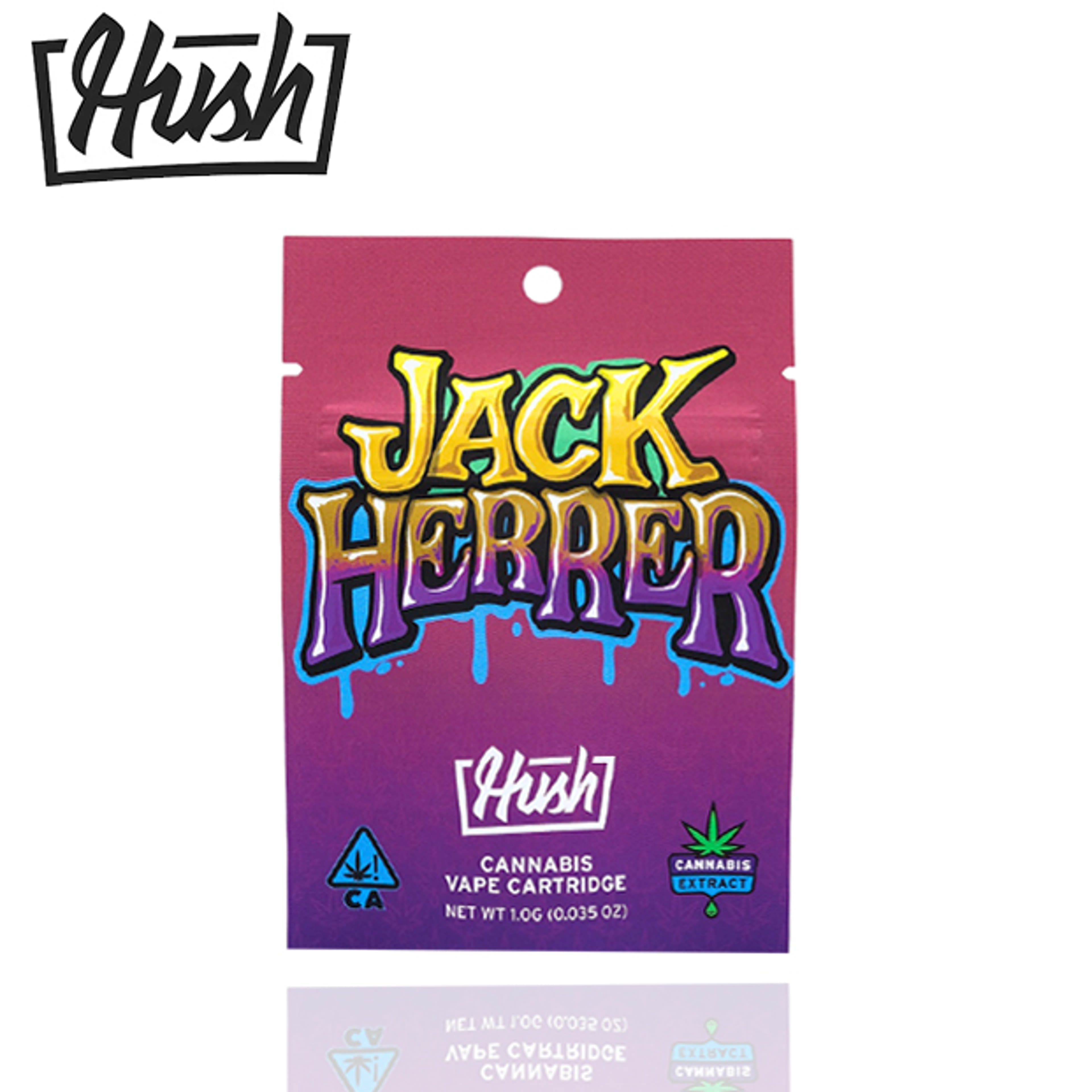 Hush - Jack Herer - 1g - Hush - - $12.99 - 510 Cartridges