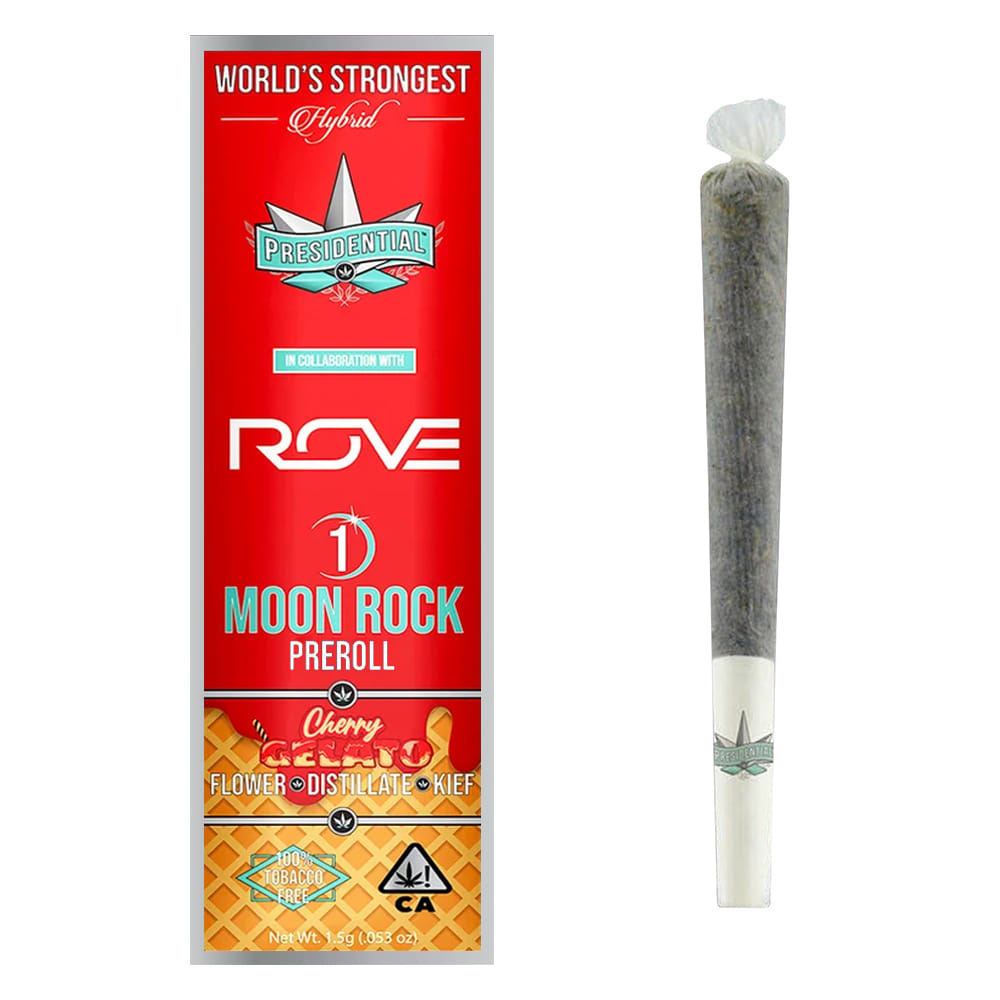 Cherry Gelato (I) Moon Rock Preroll 1g - Presidential - Cherry Gelato (I) - $11.90 - Pre-Rolls