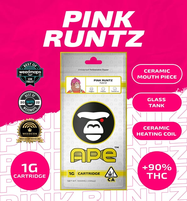 PINK RUNTZ - Sauce Carts 1000 mg.