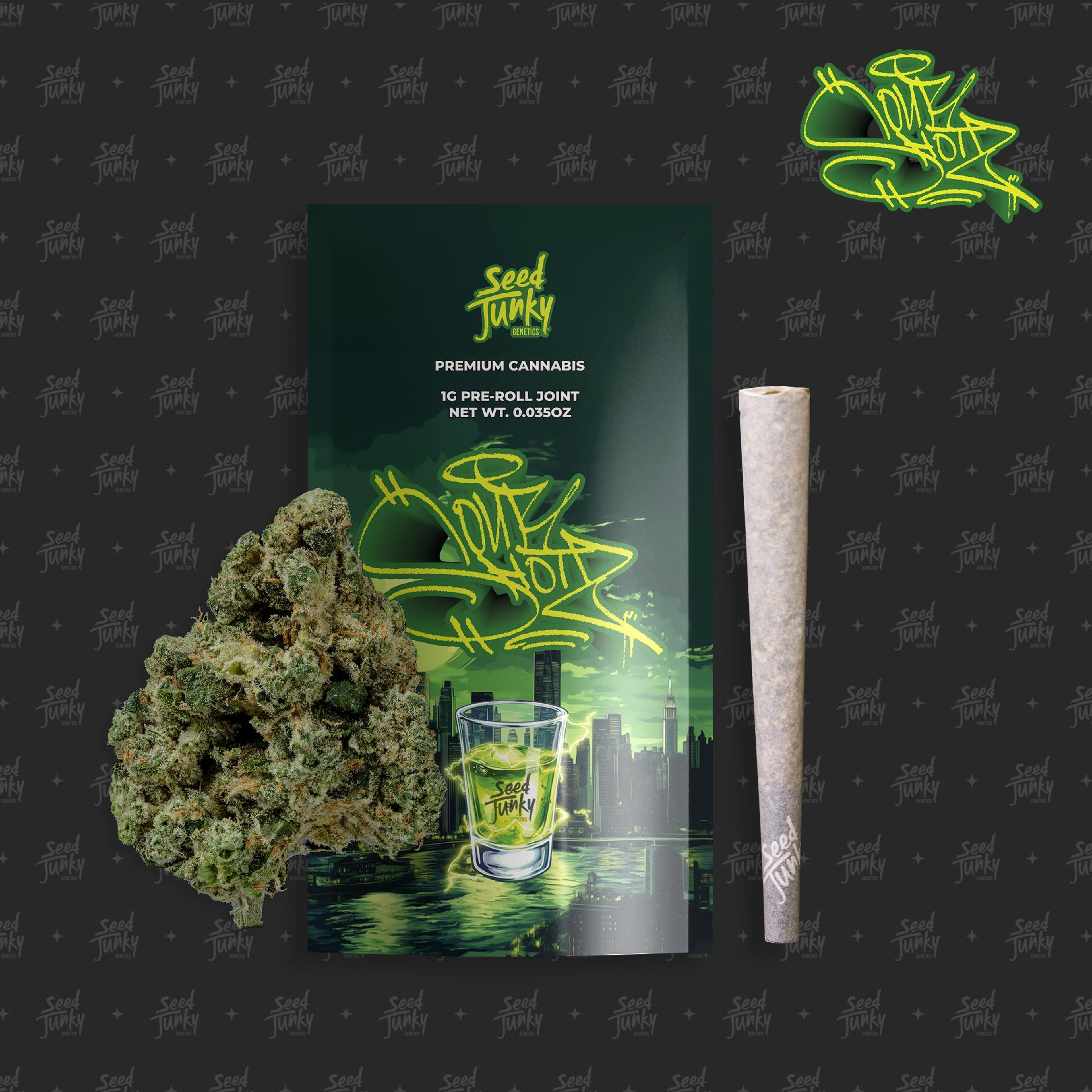 SOUR SHOTZ (1G Pre-Roll) - Seed Junky - - $11.25 - Pre-Rolls