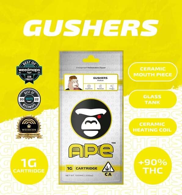 Ape - 1g Vape Cart - Gushers