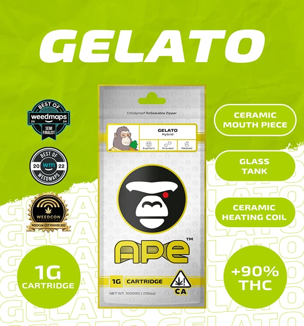 Ape - 1g Vape Cart - Gelato