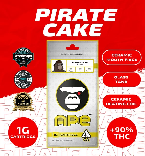 PIRATE CAKE — Sauce Cart 1000 mg.