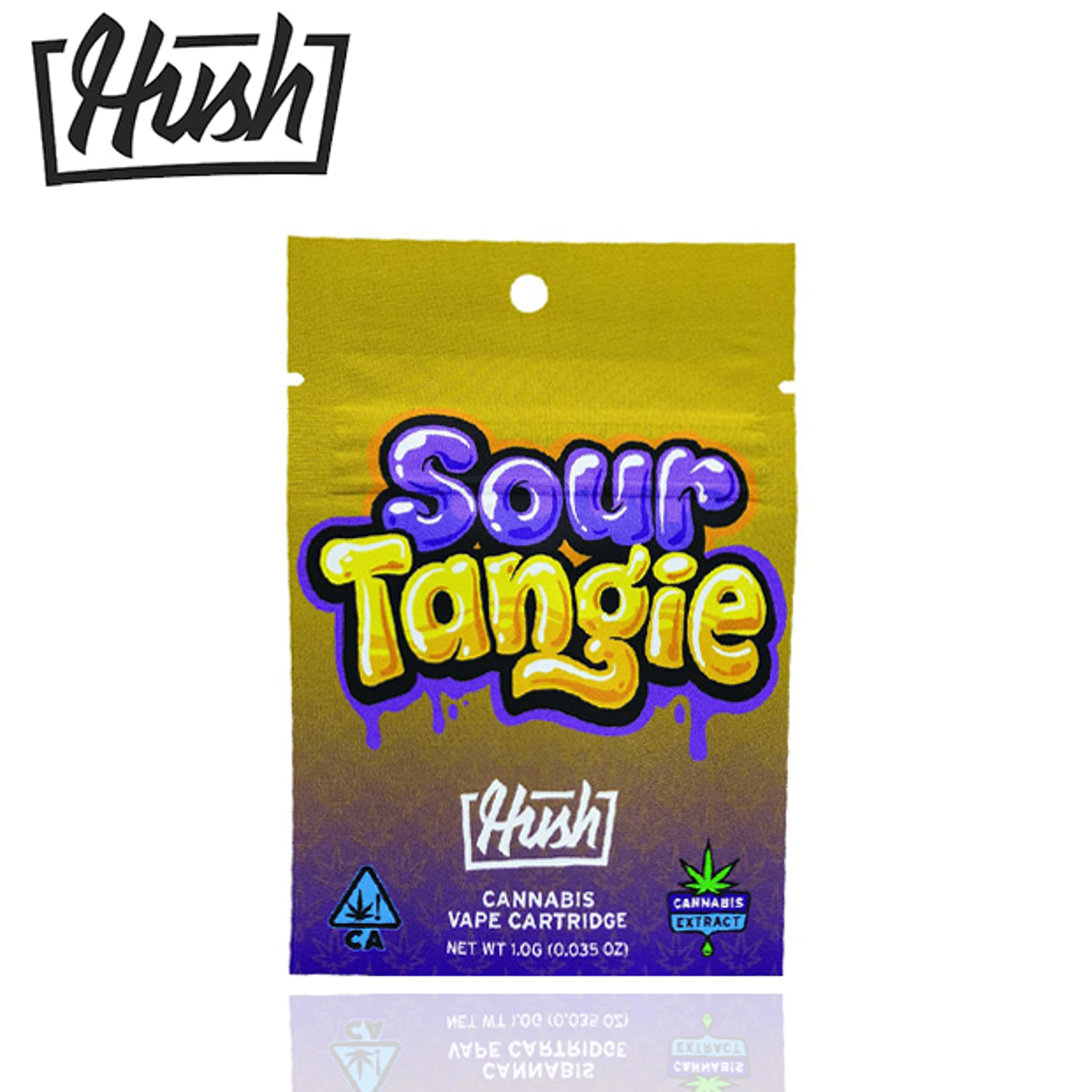 Hush - Sour Tangie - 1g - Hush - - $12.99 - 510 Cartridges