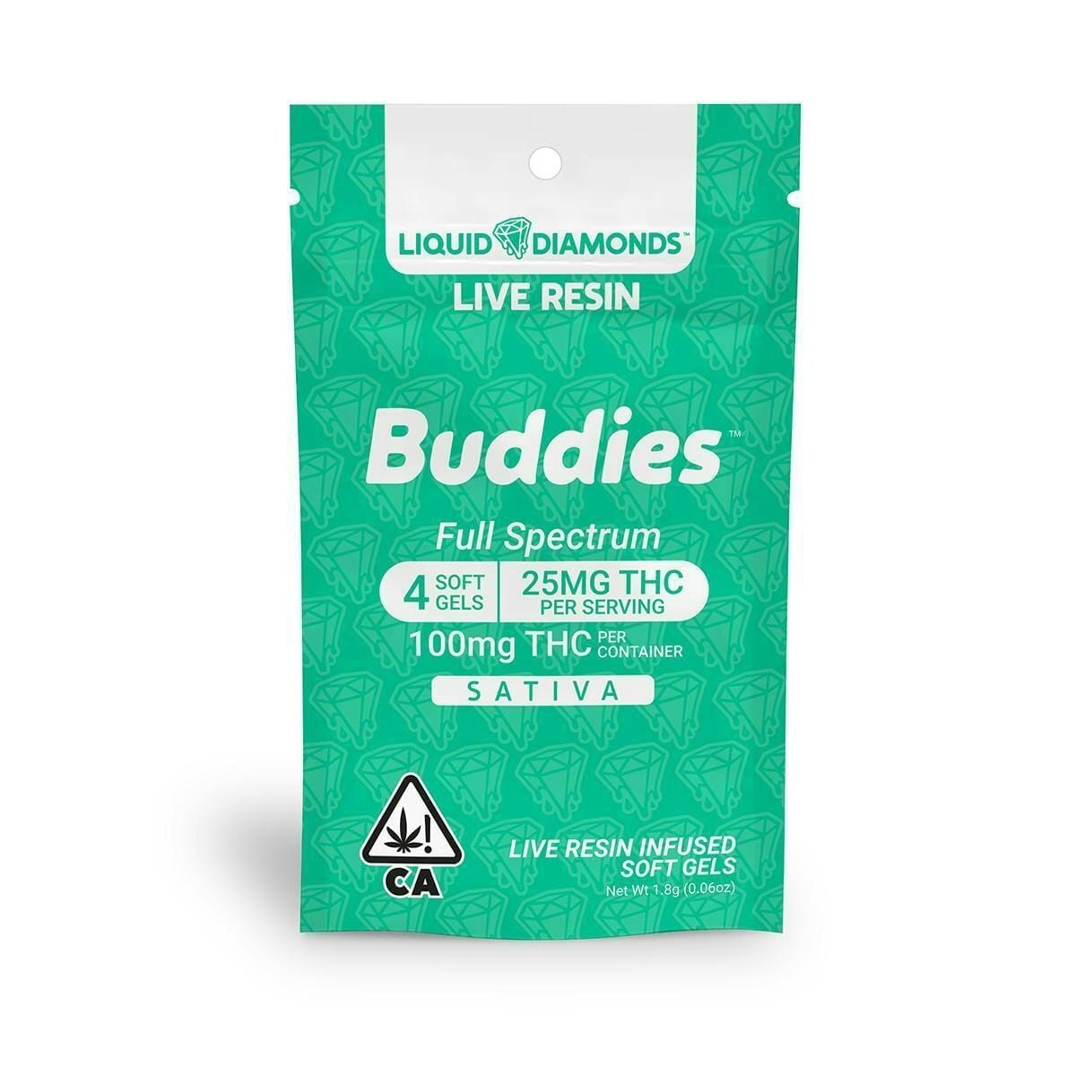 LR 25MG SATIVA SOFT GELS 4PK - Buddies -  - $5.16 - Capsules