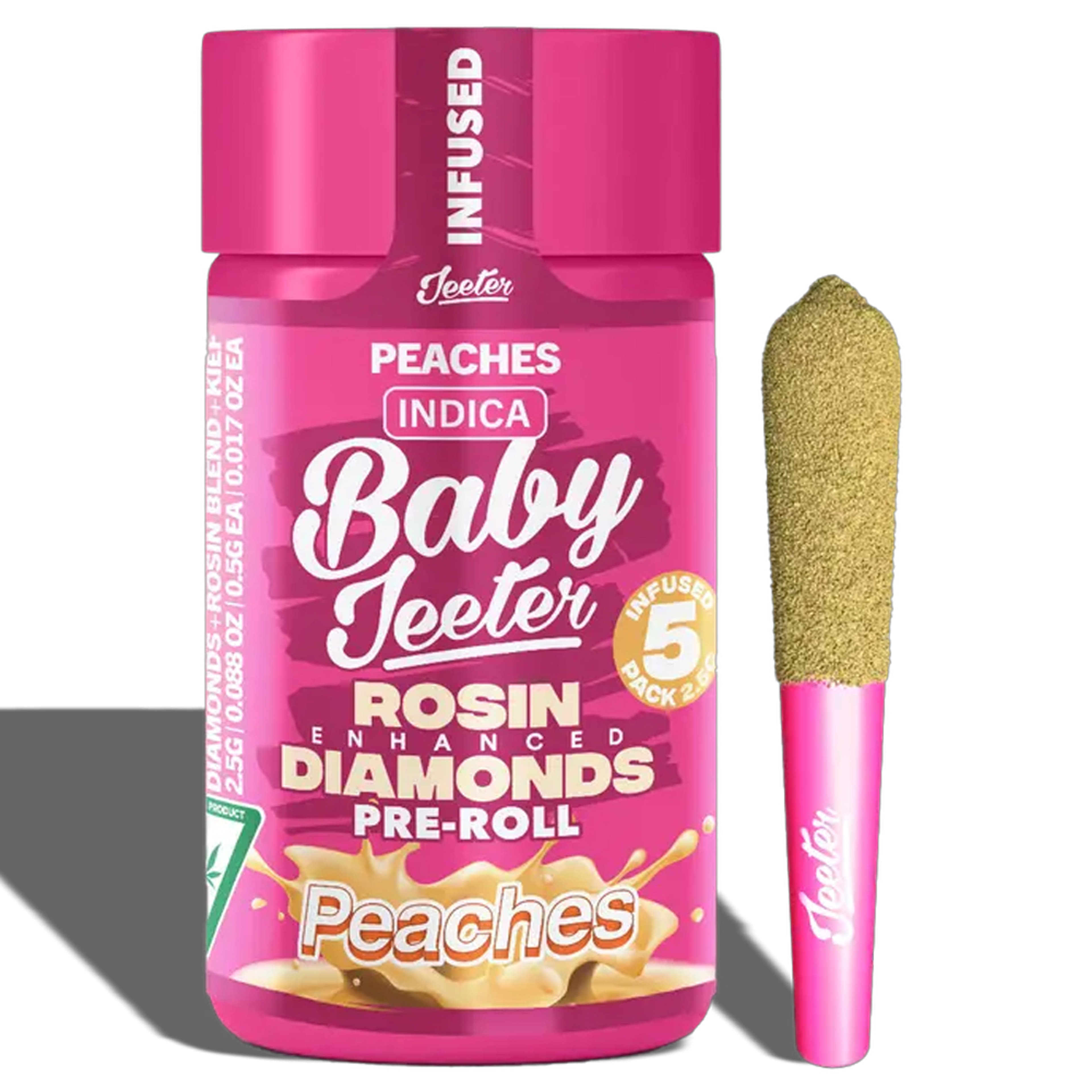 Peaches - Baby Infused 5pk *SPECIAL PRICING* - Jeeter - Peaches (I) - $30 - Pre-Rolls
