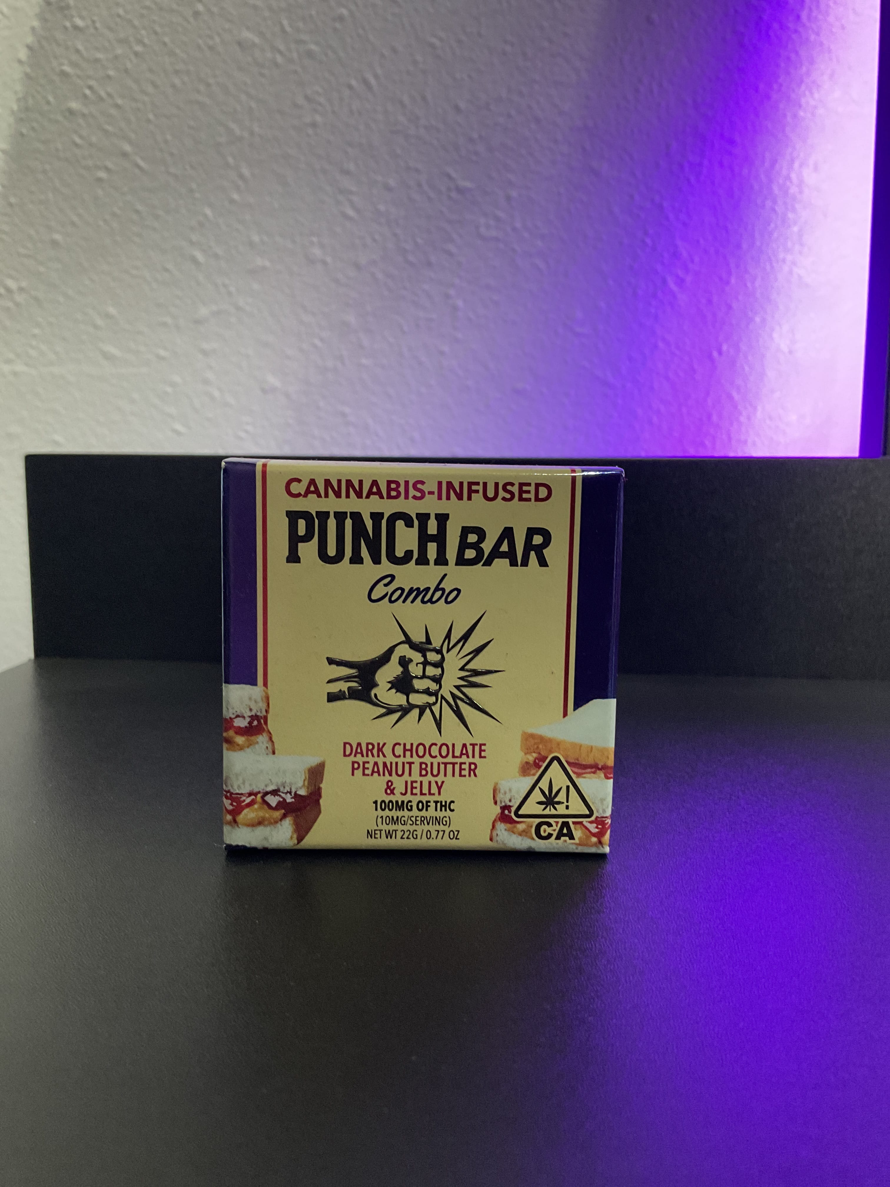 Punch - Punchbar Combo - Peanut Butter Jelly Dark Chocolate - Punch Edibles & Extracts - Punchbar Combo - Peanut Butter Jelly Dark Chocolate - $11 - Edibles