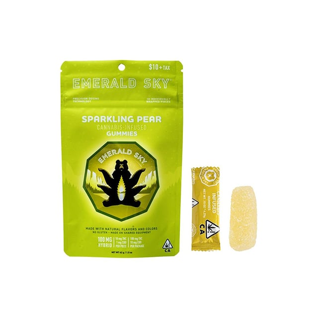 Sparkling Pear 10:1 THC/CBD Gummies