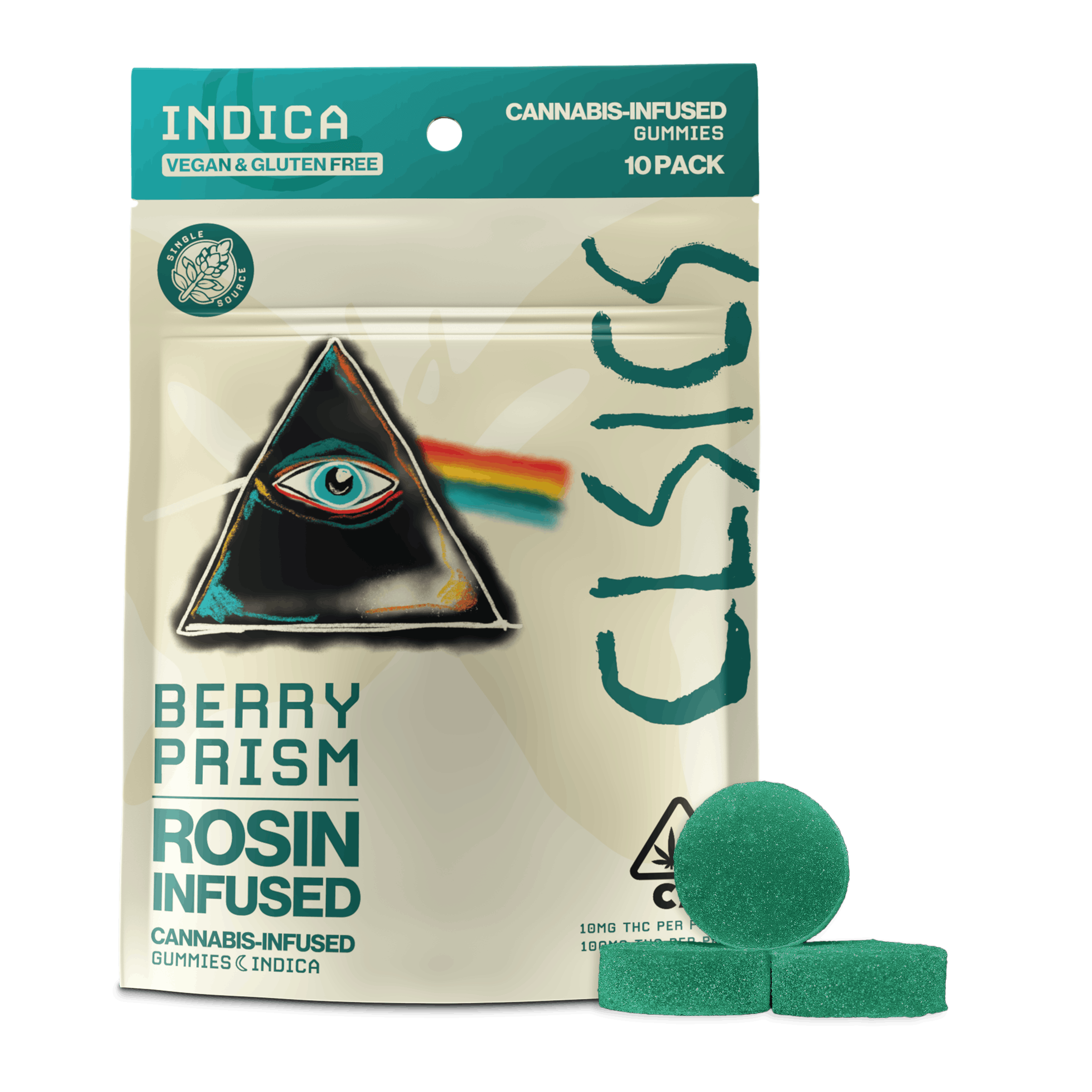Berry Prism 100mg Rosin Gummies - CLSICS - null - $20 - Edible