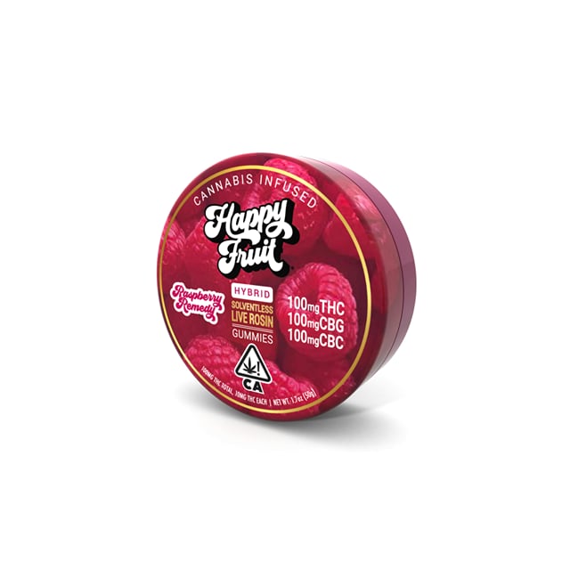 Raspberry Remedy Live Rosin MC Gummies 10 pk
