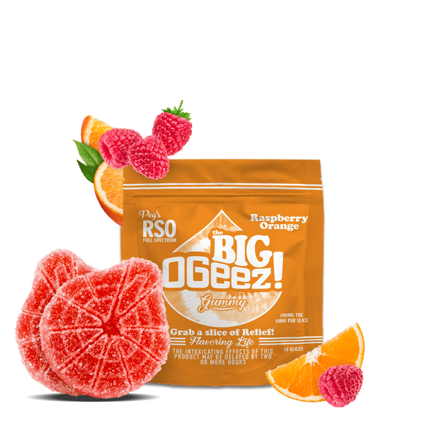 Peg's Big Raspberry Orange RSO 100mg