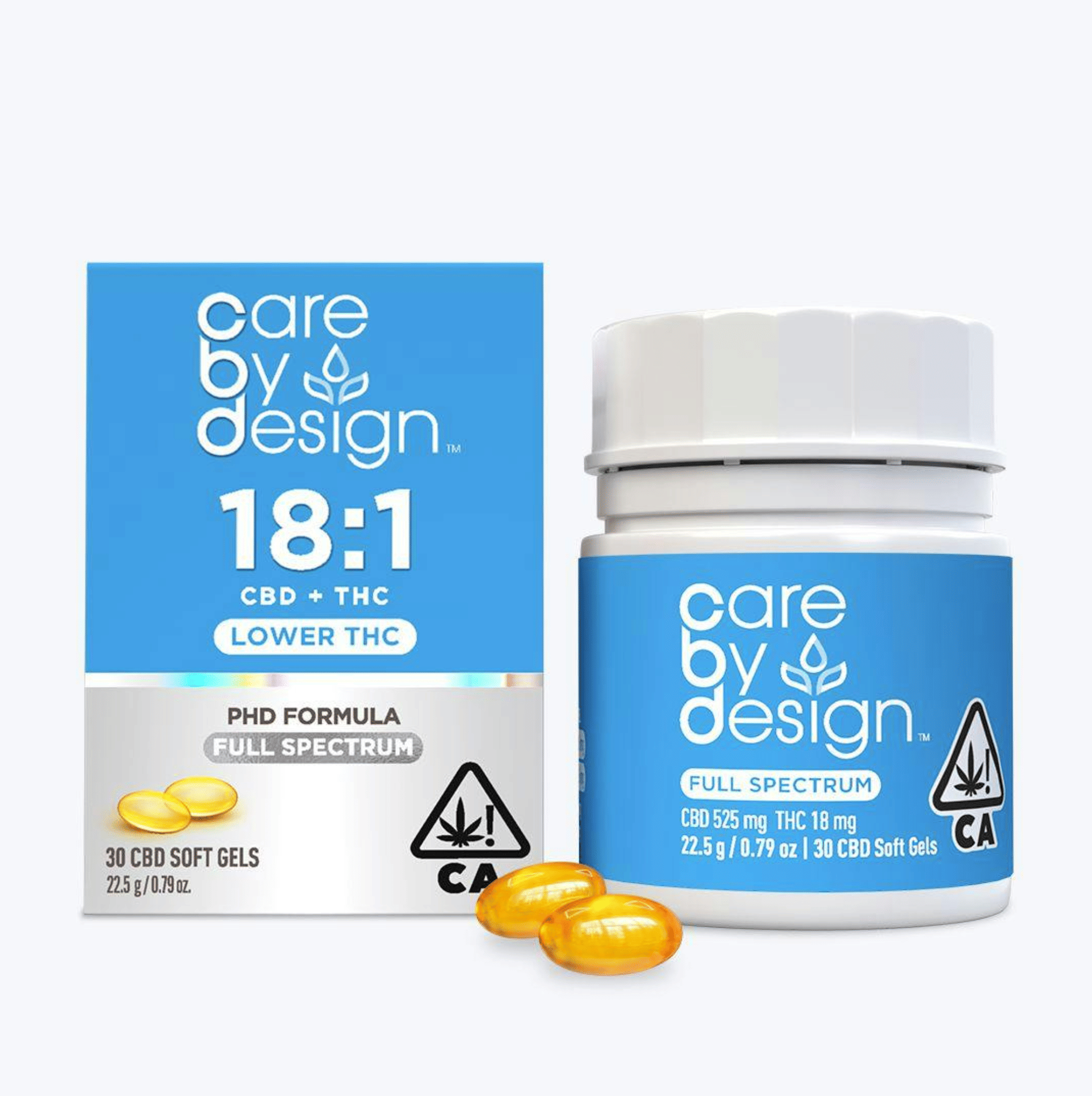 *18:1 CBD-Rich Extra Strength Soft Gel Capsules (30 Pack)