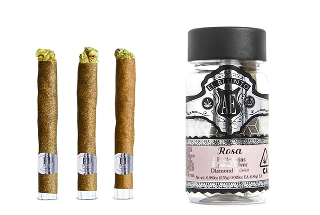 Rosa - Silver Diamond Infused Bluntito 3pk