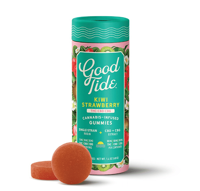 100mg Kiwi Strawberry Solventless Hash Rosin Gummies
