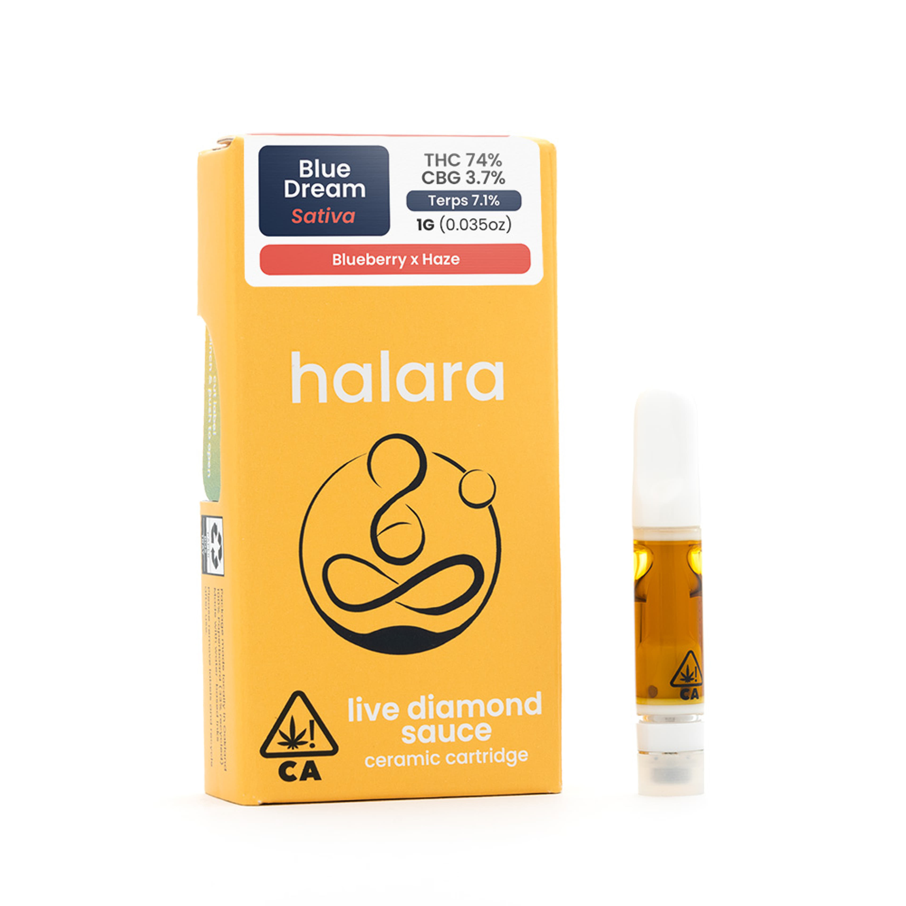 Blue Dream Live Diamond Sauce Cartridge - Halara - Gram - $26.25 - Cartridges