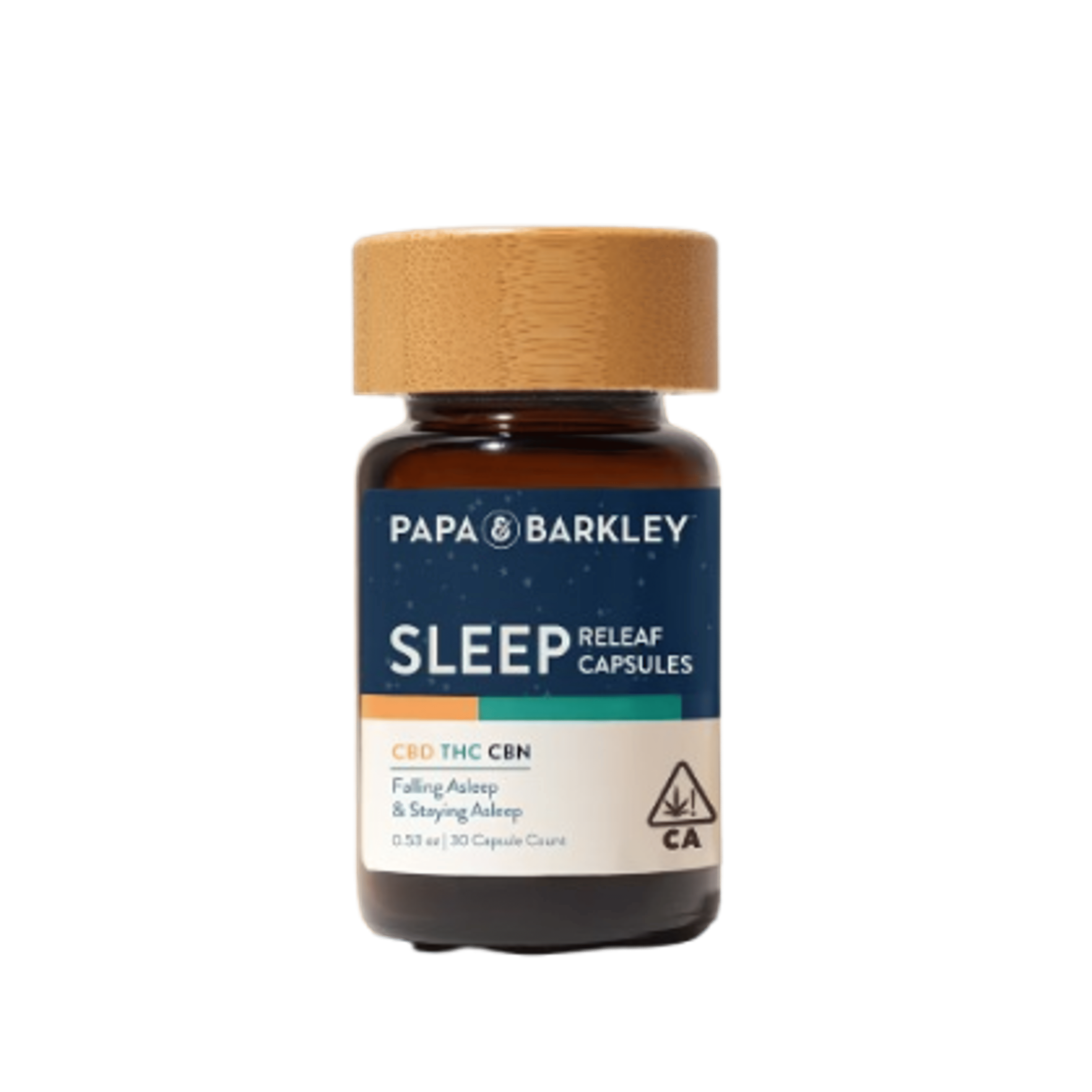 Sleep Releaf 1:1:1 CBD/THC/CBN - Capsules - Papa & Barkley - 30 Capsules - $54.99 - Capsules & Tablets