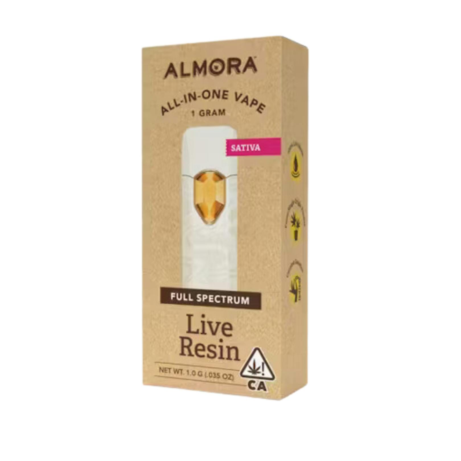 Almora Farm: 1.0g AIO: Lemon Sour Diesel - Almora -  - $44 - Concentrates