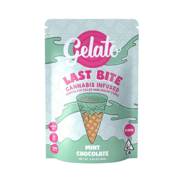 Gelato — Mint Chocolate Chip - 100mg Last Bite Cones