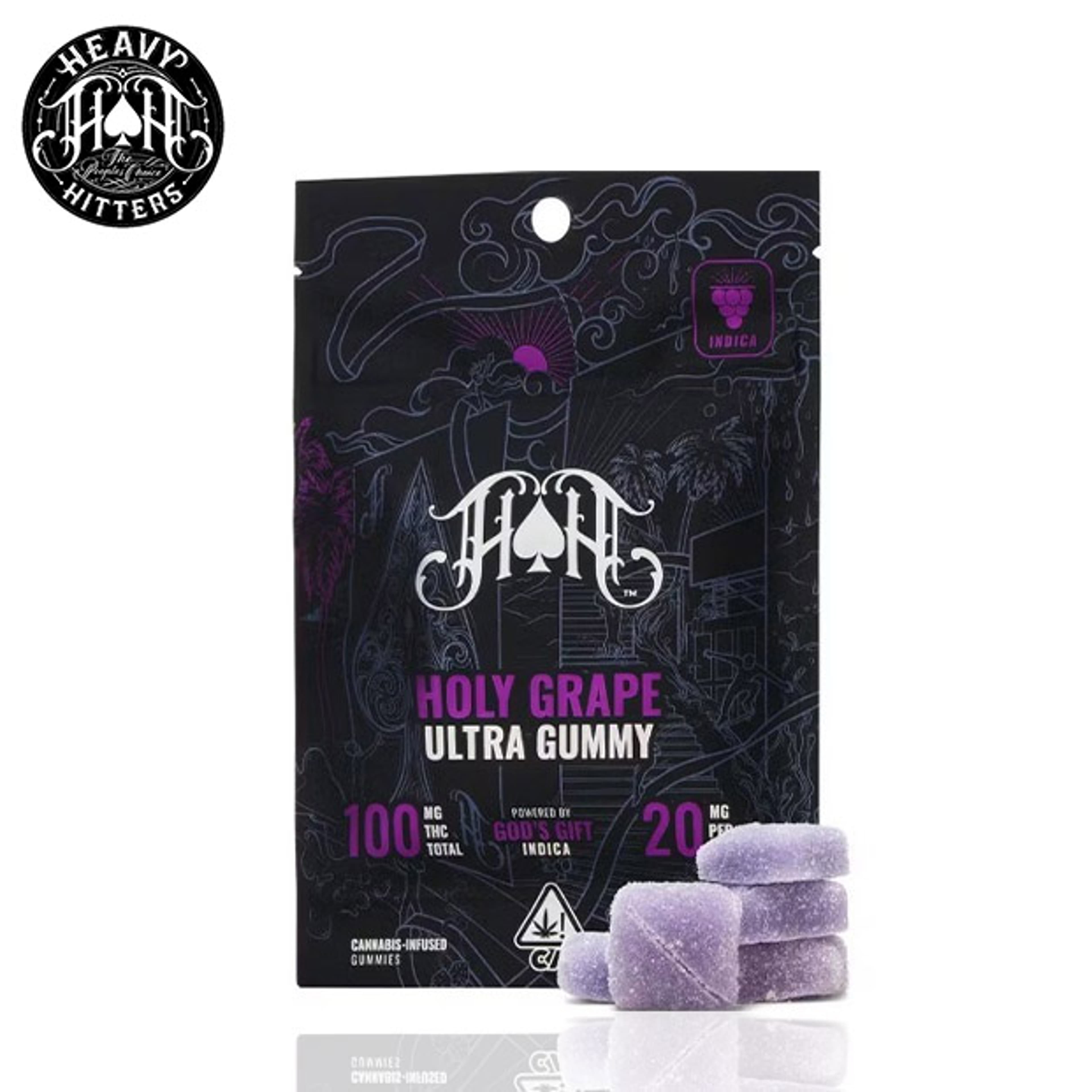 Heavy Hitters - Holy Grape Gummies - 100mg - Heavy Hitters - - $16.99 - Edibles