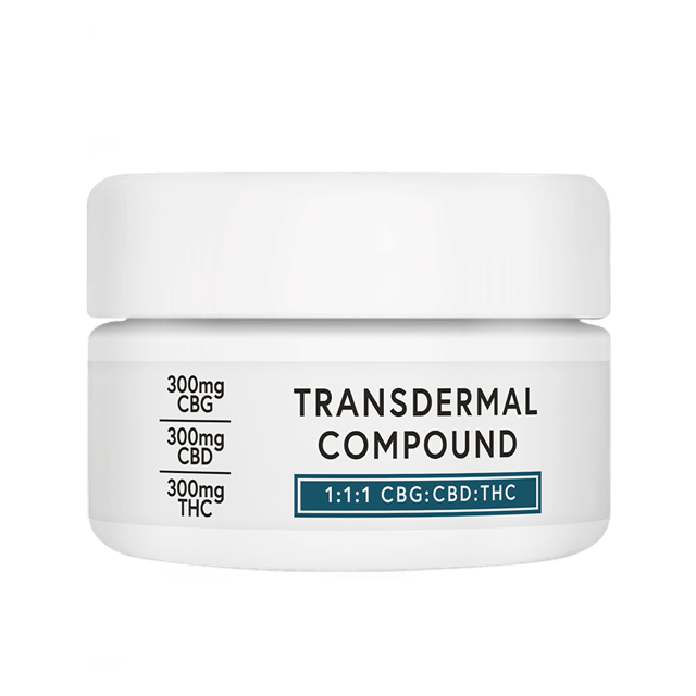 Formula - Transdermal Compound 1:1:1 THC:CBD:CBG