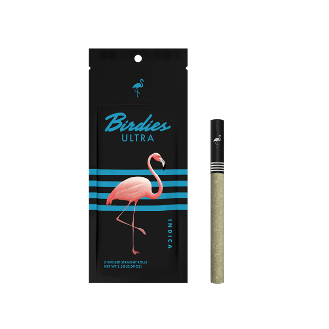 Ultra Indica | 2.5g | 0.8g x 3 THCA Infused Preroll Pack