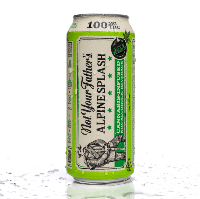 Not Your Father's — Alpine Splash Cannabis Infused Beverage + Caffeine 100mg 16oz