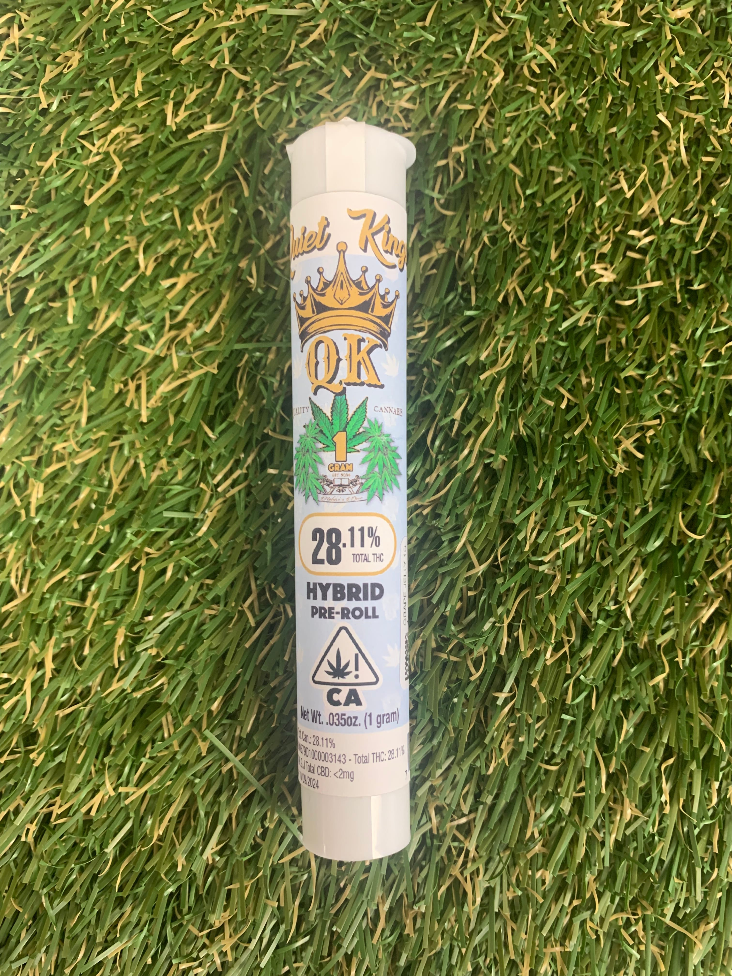 WHITE RUNTZ 1G - QUIET KINGS -  - $1.50 - Pre-Roll Flower