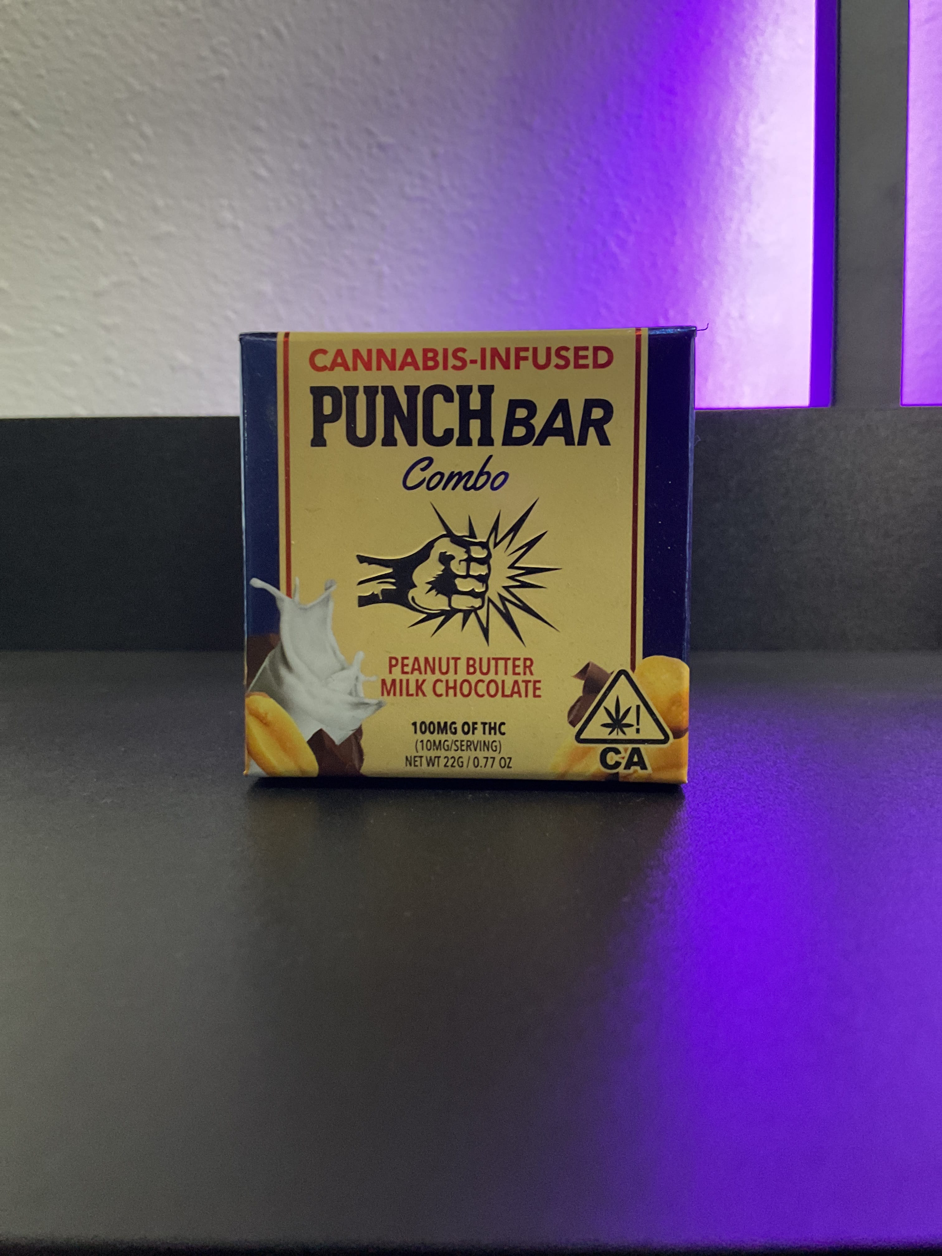 Punch Edibles - 100mg Punchbar Combo - Peanut Butter Milk Chocolate - Punch Edibles & Extracts - Punchbar Combo - Peanut Butter Milk Chocolate - $11 - Edibles