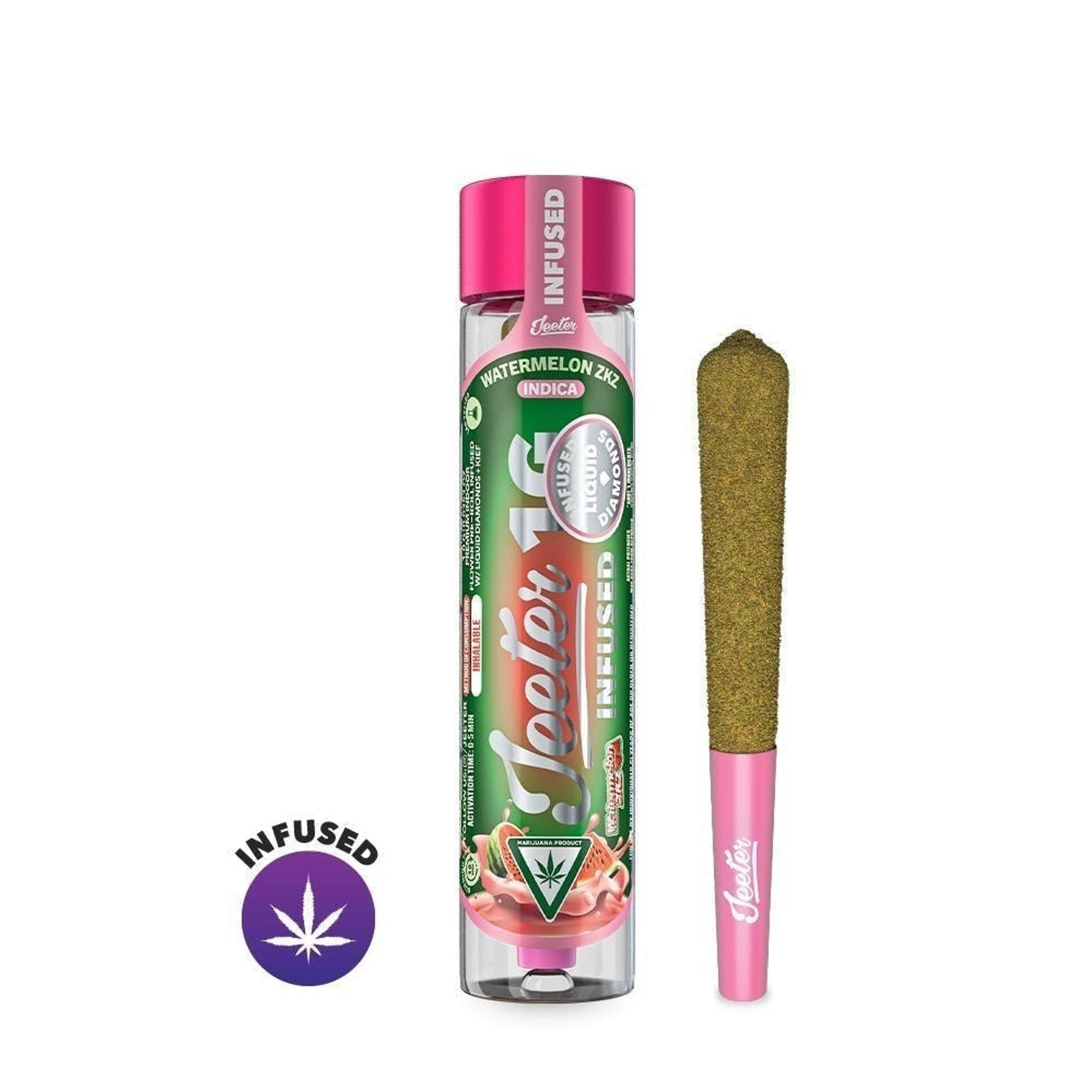 WATERMELON ZKITTLEZ 1G - Infused Jeeter - - $14 - Pre-Roll Infused