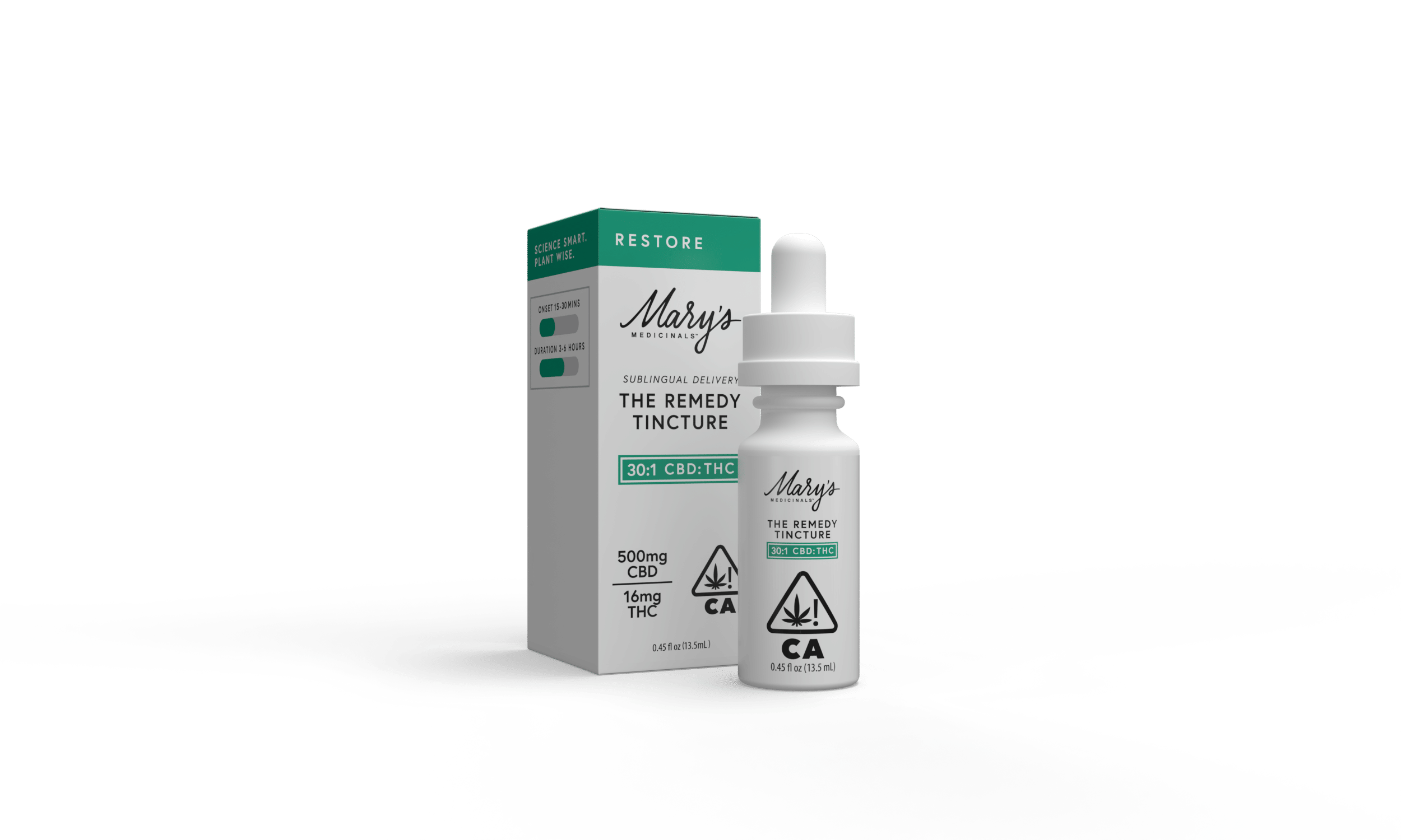The Remedy - Restore 30:1 CBD/THC Tincture - Mary's Medicinals - Restore 30:1 - $38 - Tinctures