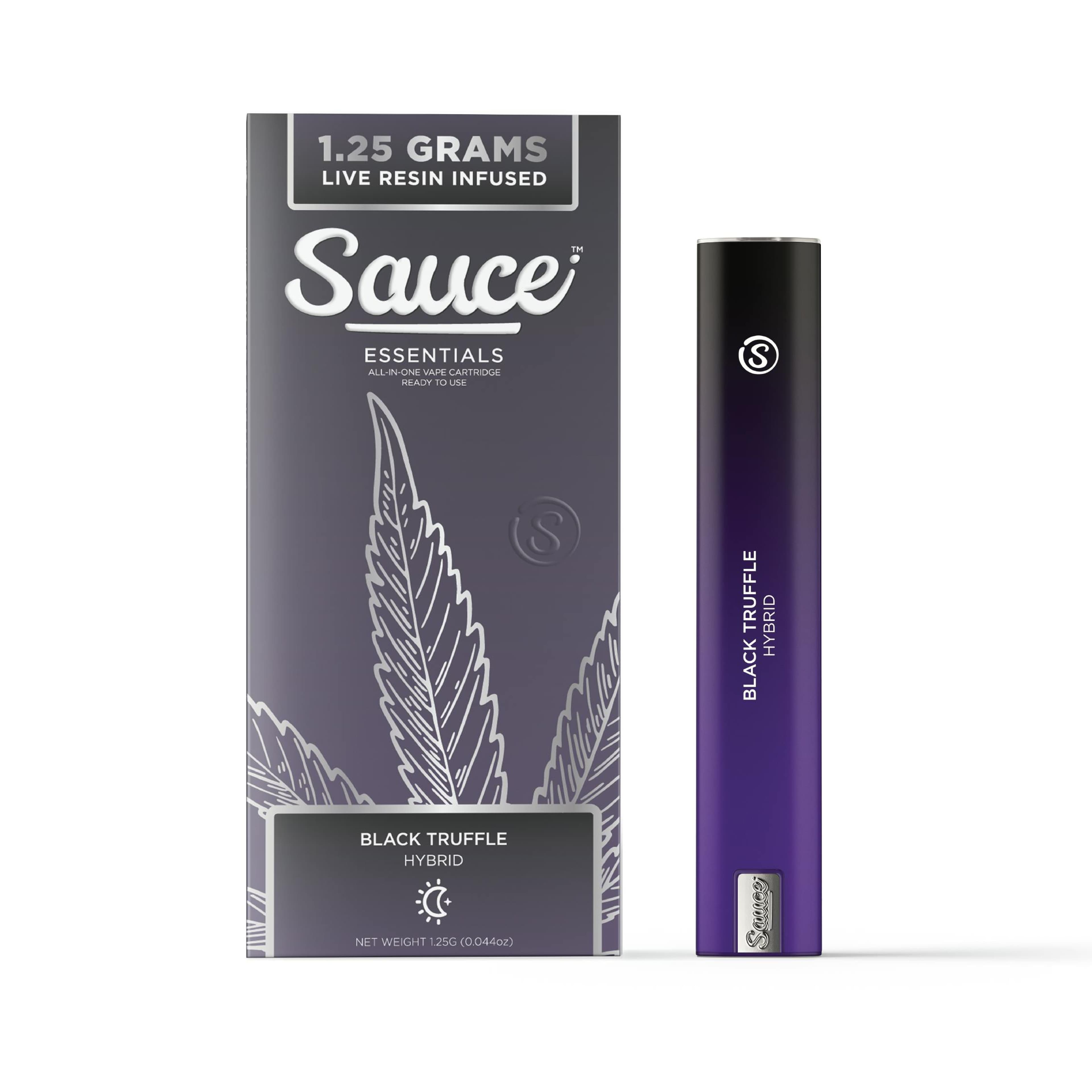 Black Truffle - Live Resin - Disposable - Sauce Essentials - 1.25 Gram - $41.99 - Disposable Vape (All-In-One, Battery Built-In)