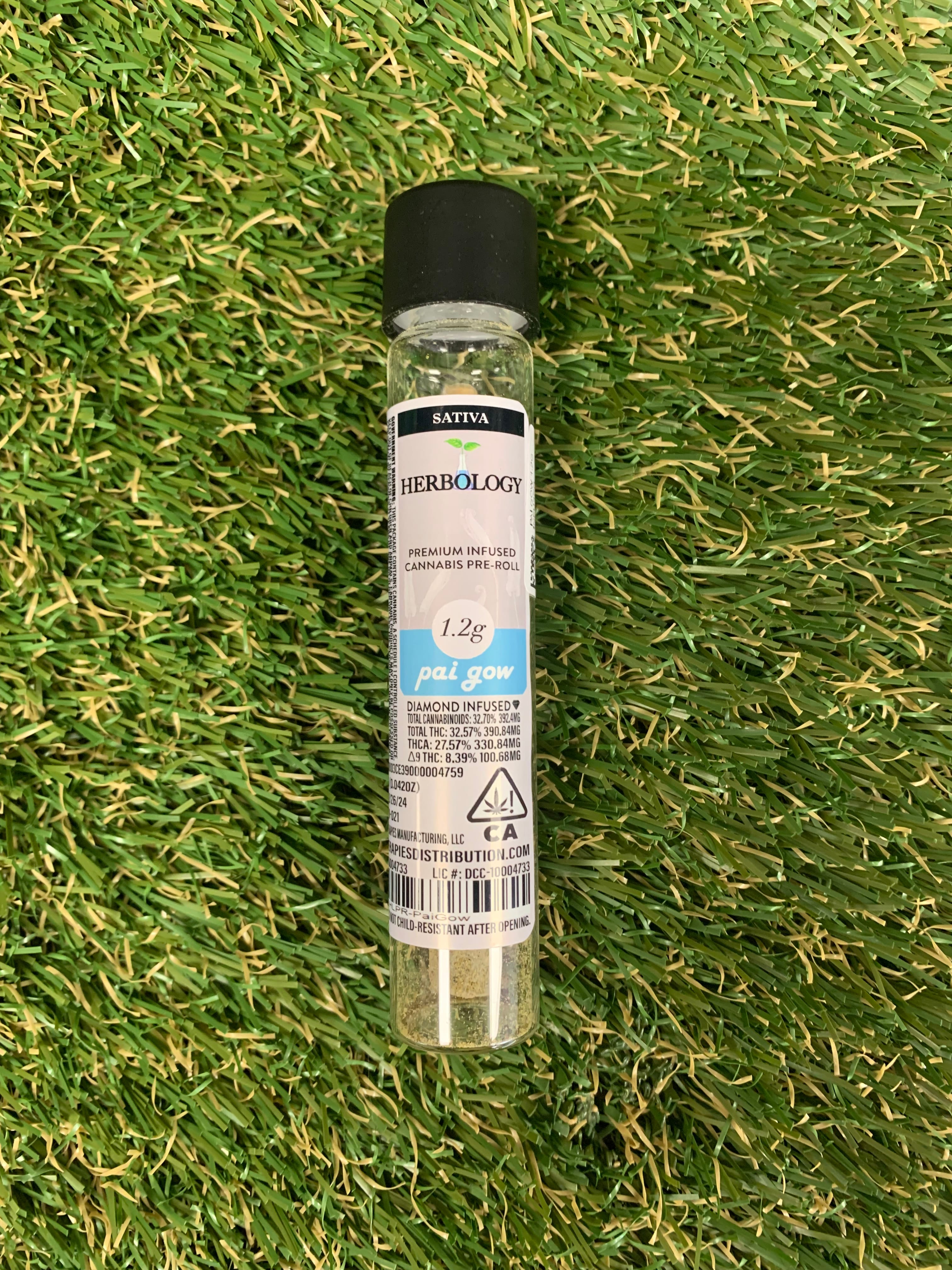 PAI GOW 1.2G INFUSED - HERBOLOGY -  - $7.60 - Pre-Roll Infused