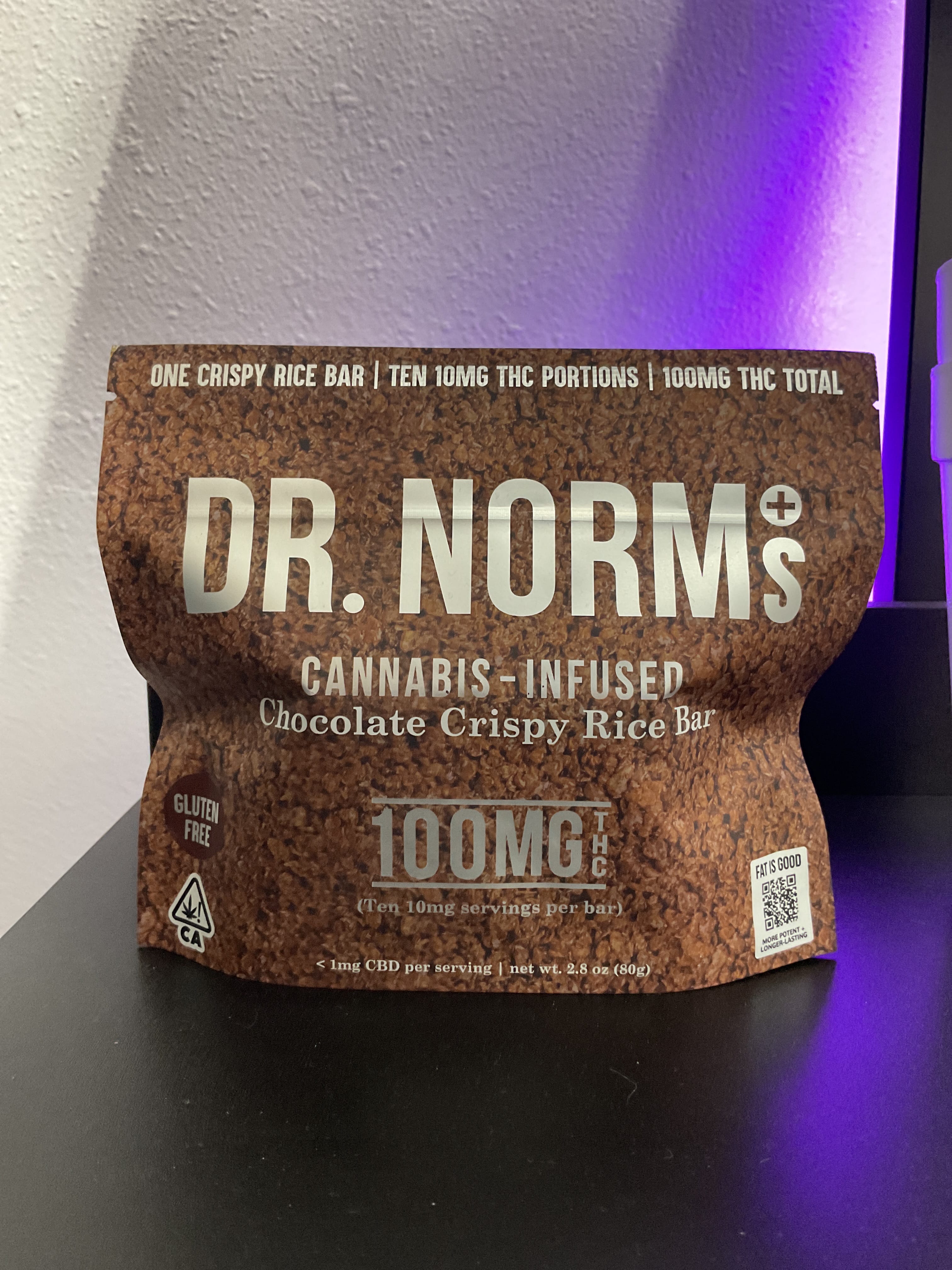 Dr. Norm's- 100mg RKT Chocolate - Dr. Norm's - Dr Norms Chocolate RKT - $17 - Edibles