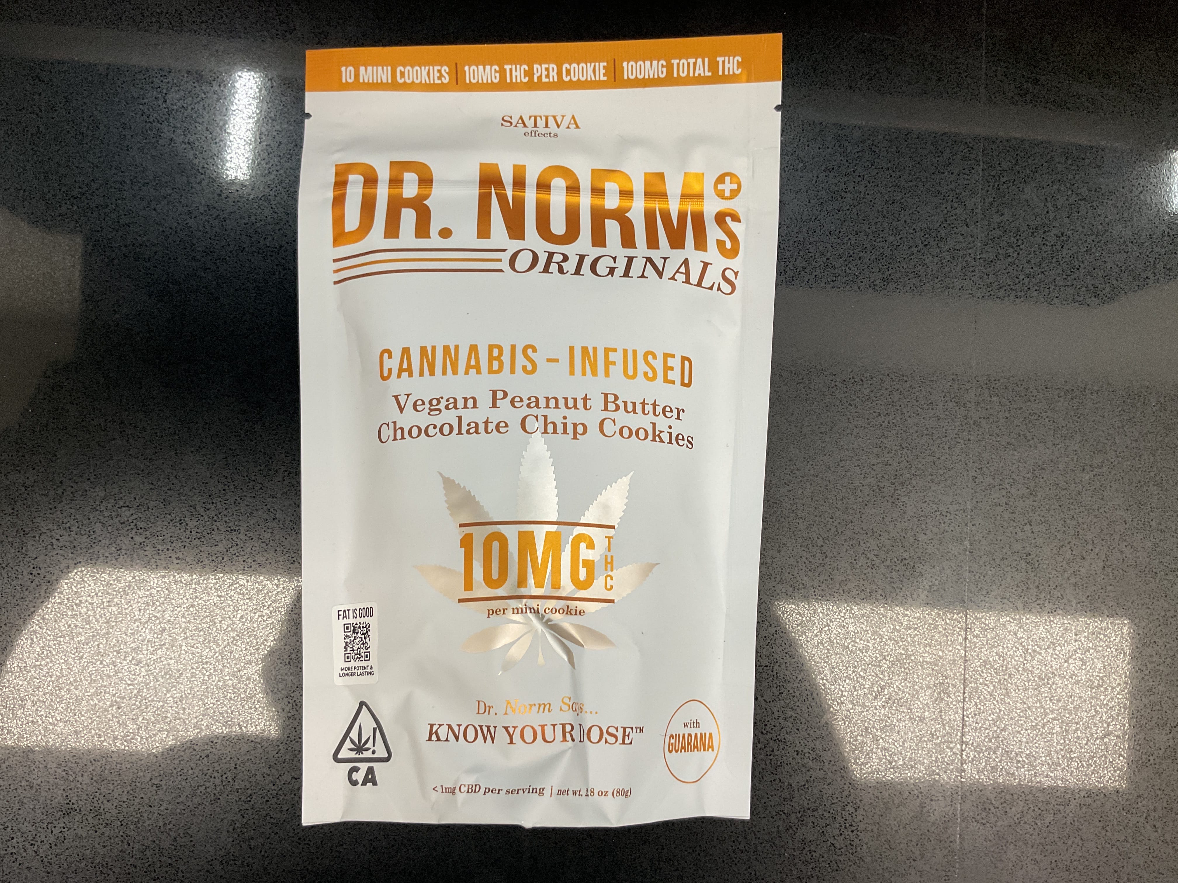 Dr. Norm's- 100mg Peanut Butter Chocolate Chip - Dr. Norm's - Dr. Norm's- 100mg Peanut Butter Chocolate Chip - $17 - Edibles