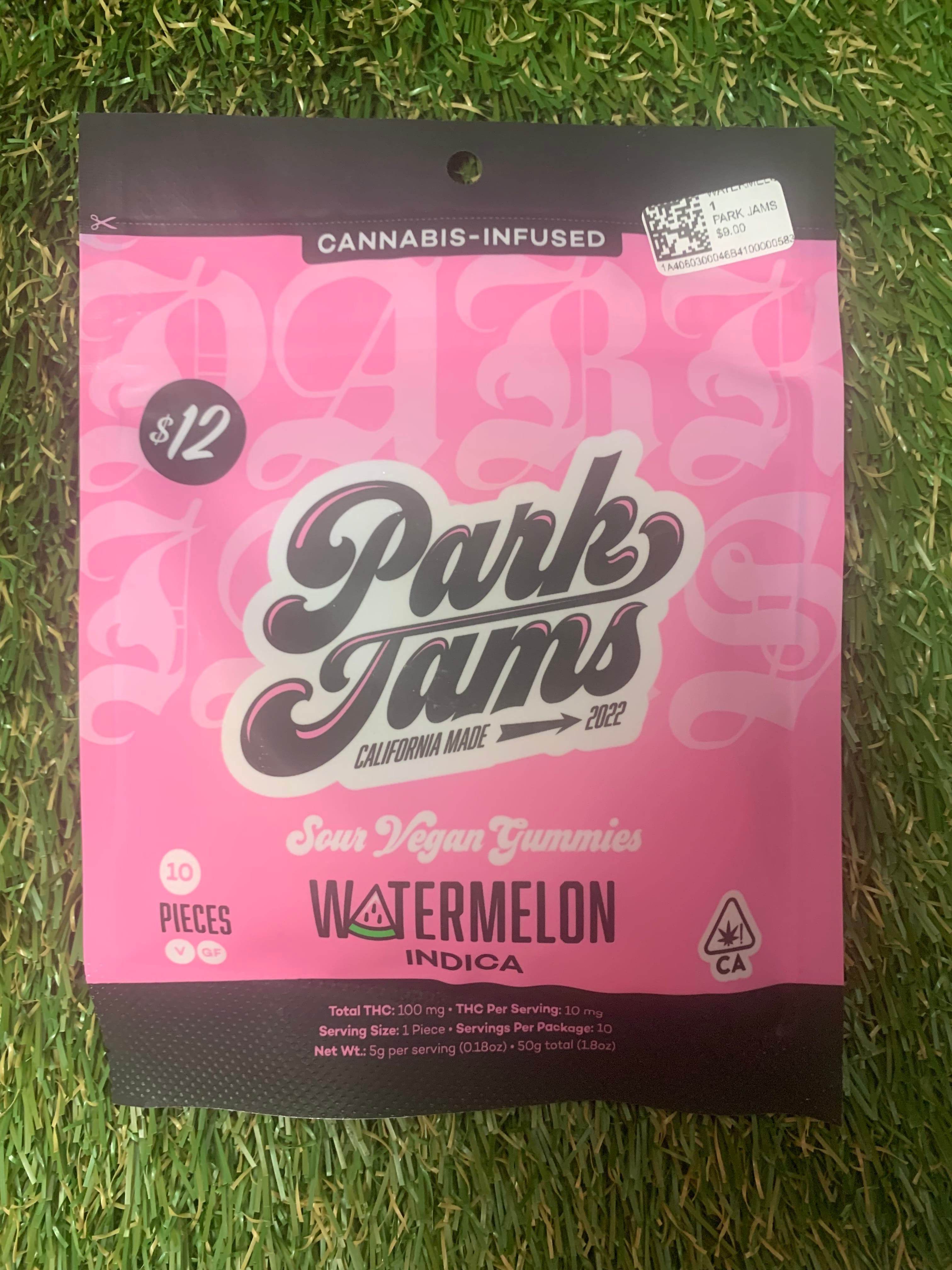 WATERMELON 10MG 10PK - PARK JAMS -  - $7.60 - Edible (weight - each)