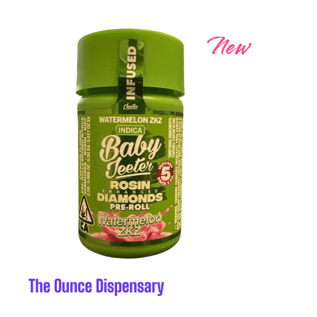 Watermelon ZKZ 0.5G x 5 Quad Infused Baby Jeeter