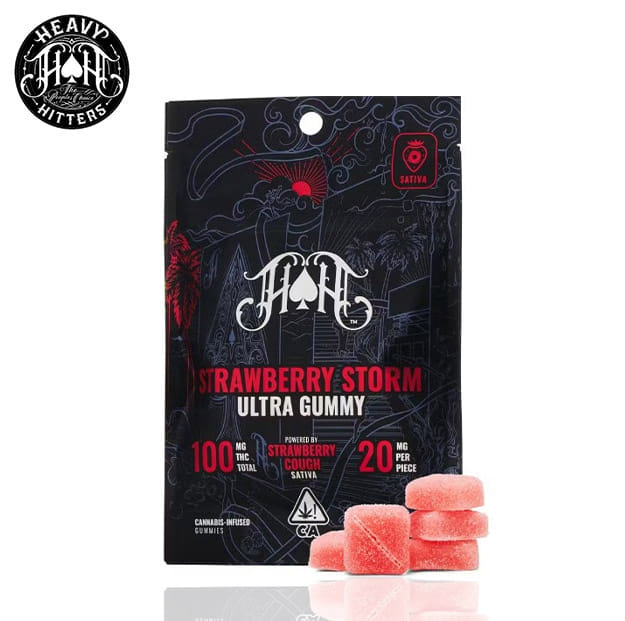 Heavy Hitters - Strawberry Storm Gummies - 100mg - Heavy Hitters -  - $16.99 - Edibles