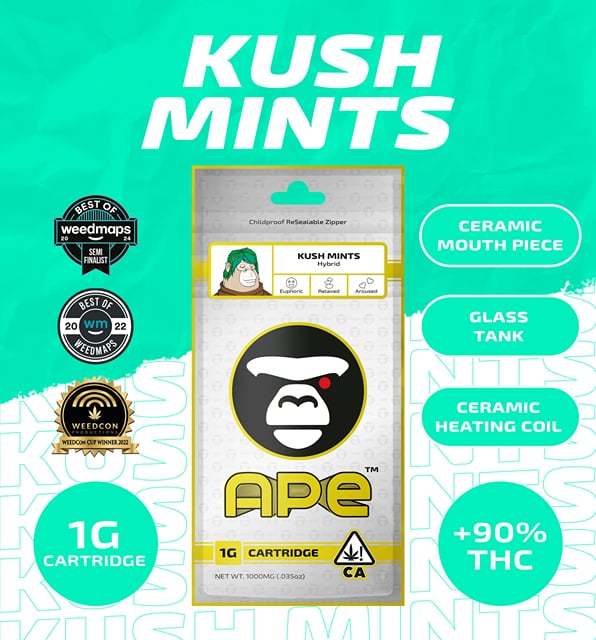 KUSH MINTS — Sauce Carts 1000 mg.
