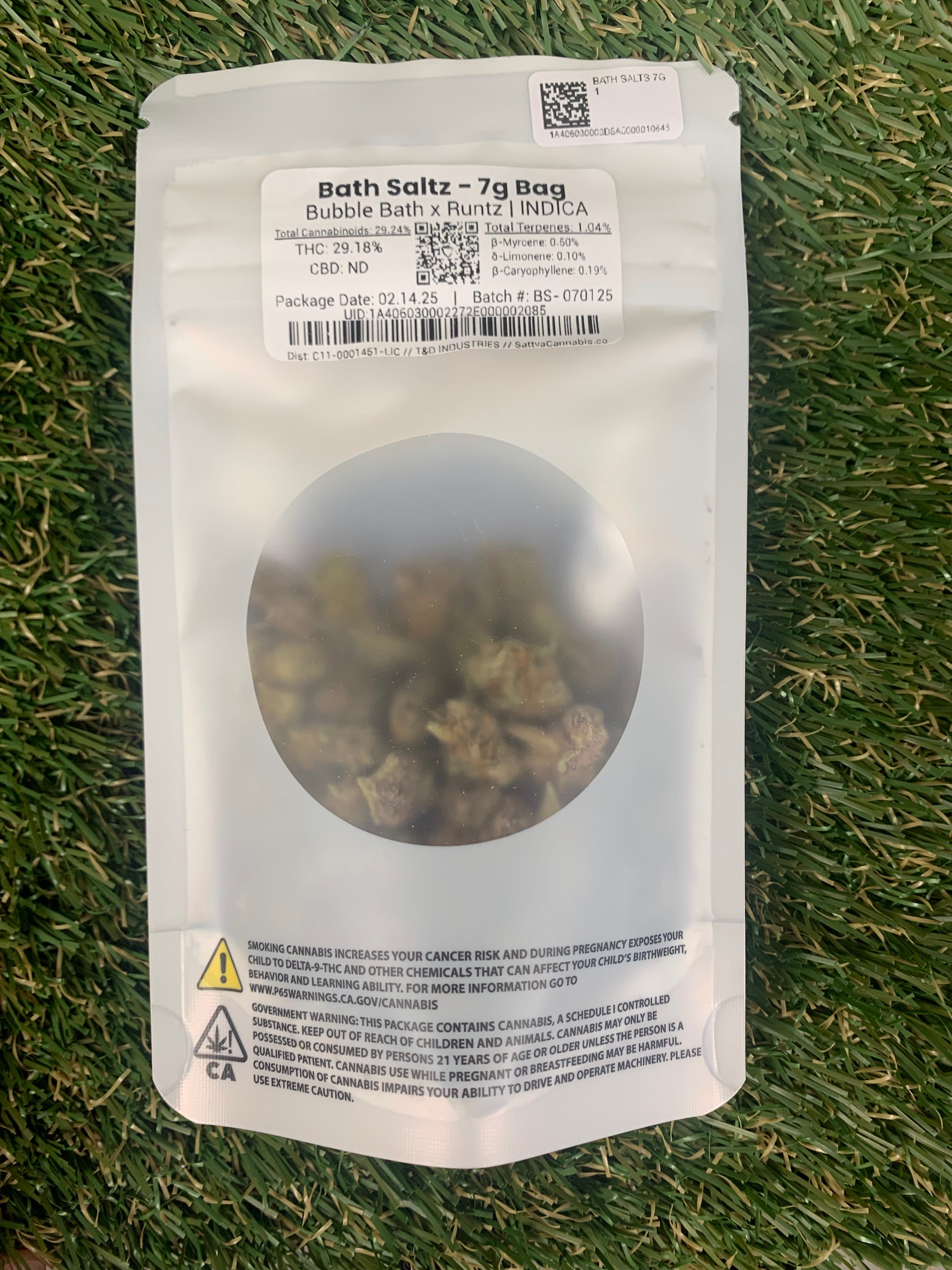 BATH SALTS 7G - SATTVA -  - $30.10 - Flower