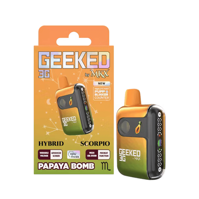 Geeked Disposable 3g - Papaya Bomb