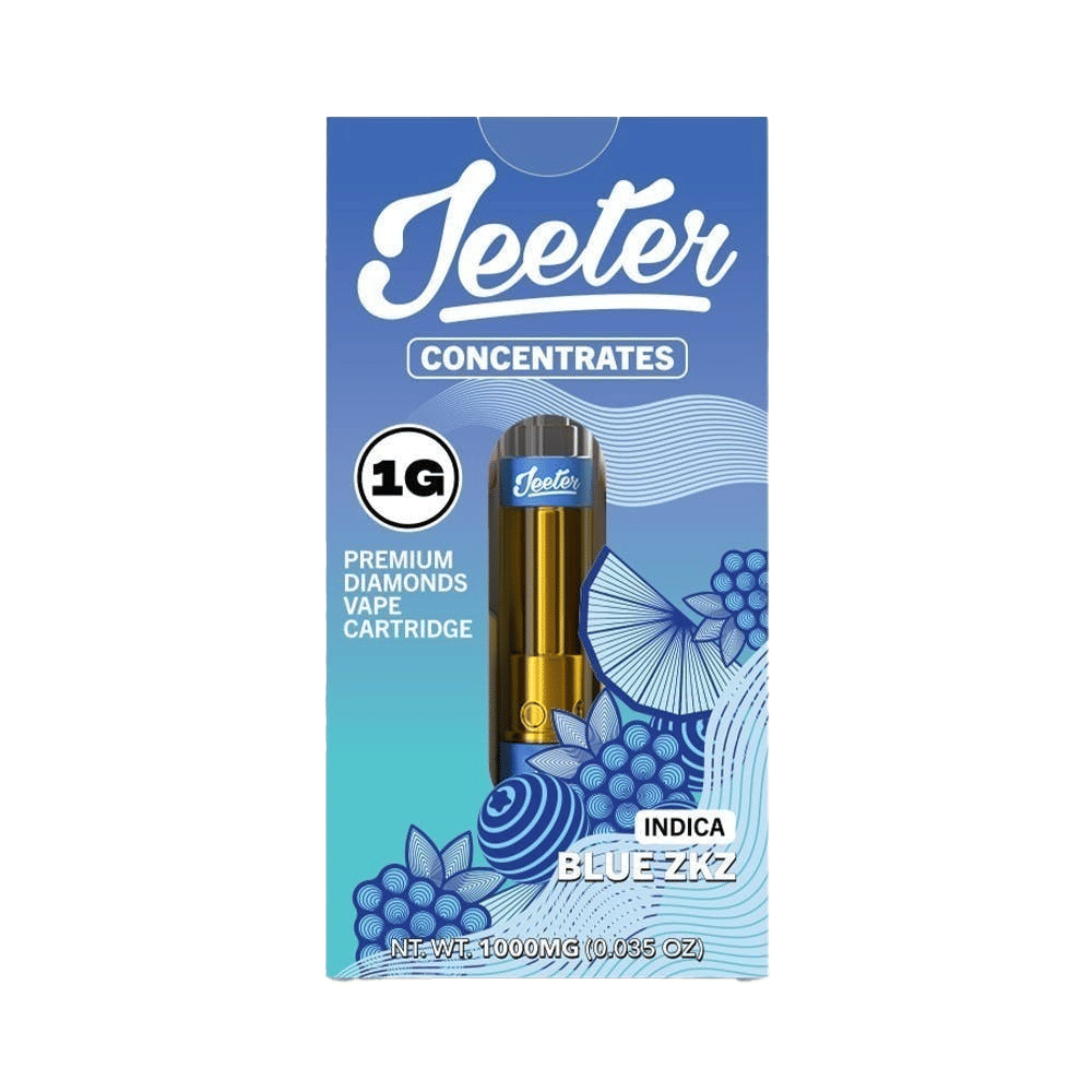 Blue ZKZ Liquid Diamonds Cartridge (1G) - Jeeter -  - $25 - Cartridge