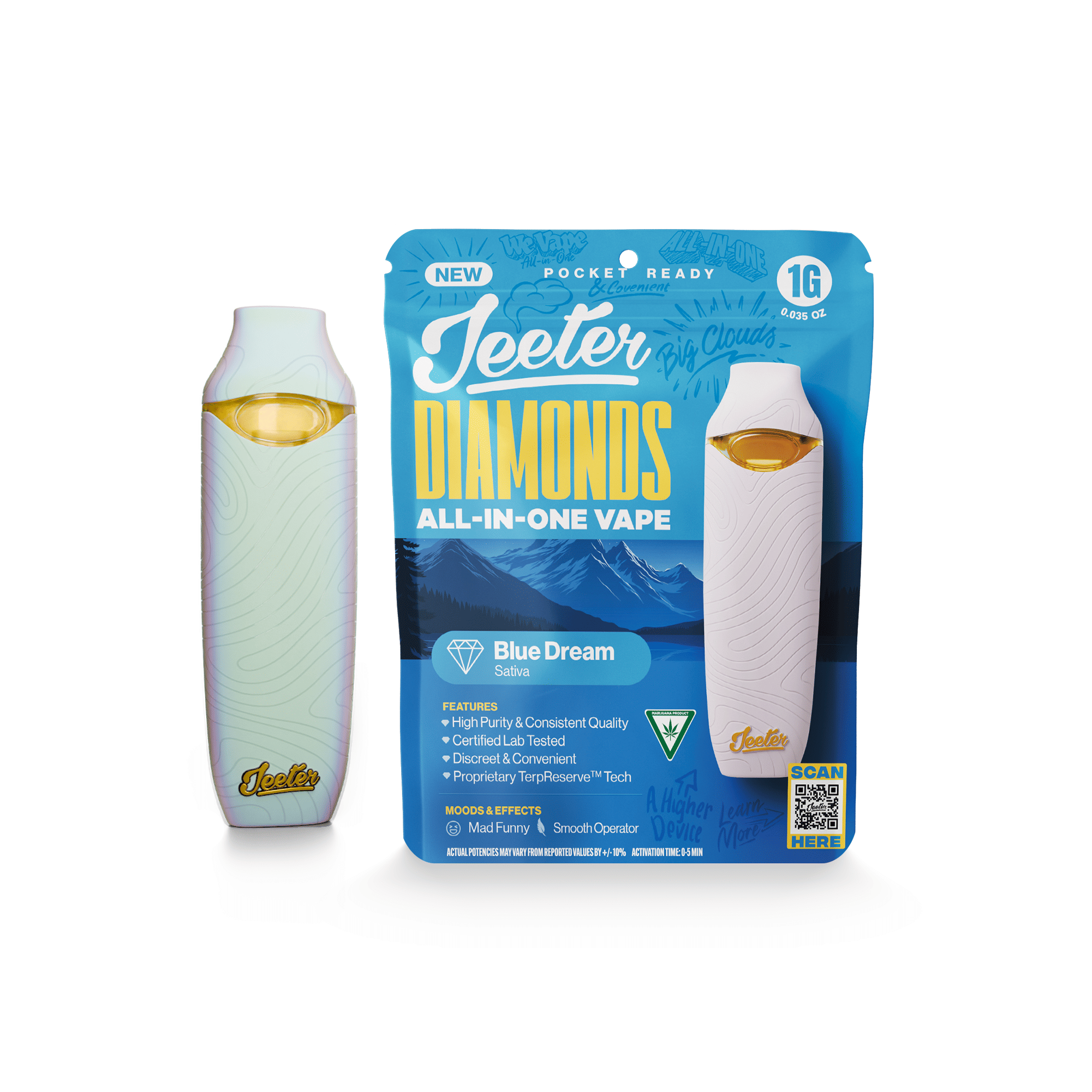 Plus Disposable 1g - Super Lemon Haze - Mitten Extracts | Shop