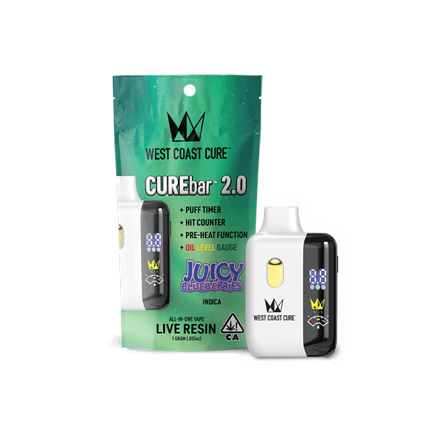 1g Live Resin CUREbar 2.0 - Juicy Blueberries