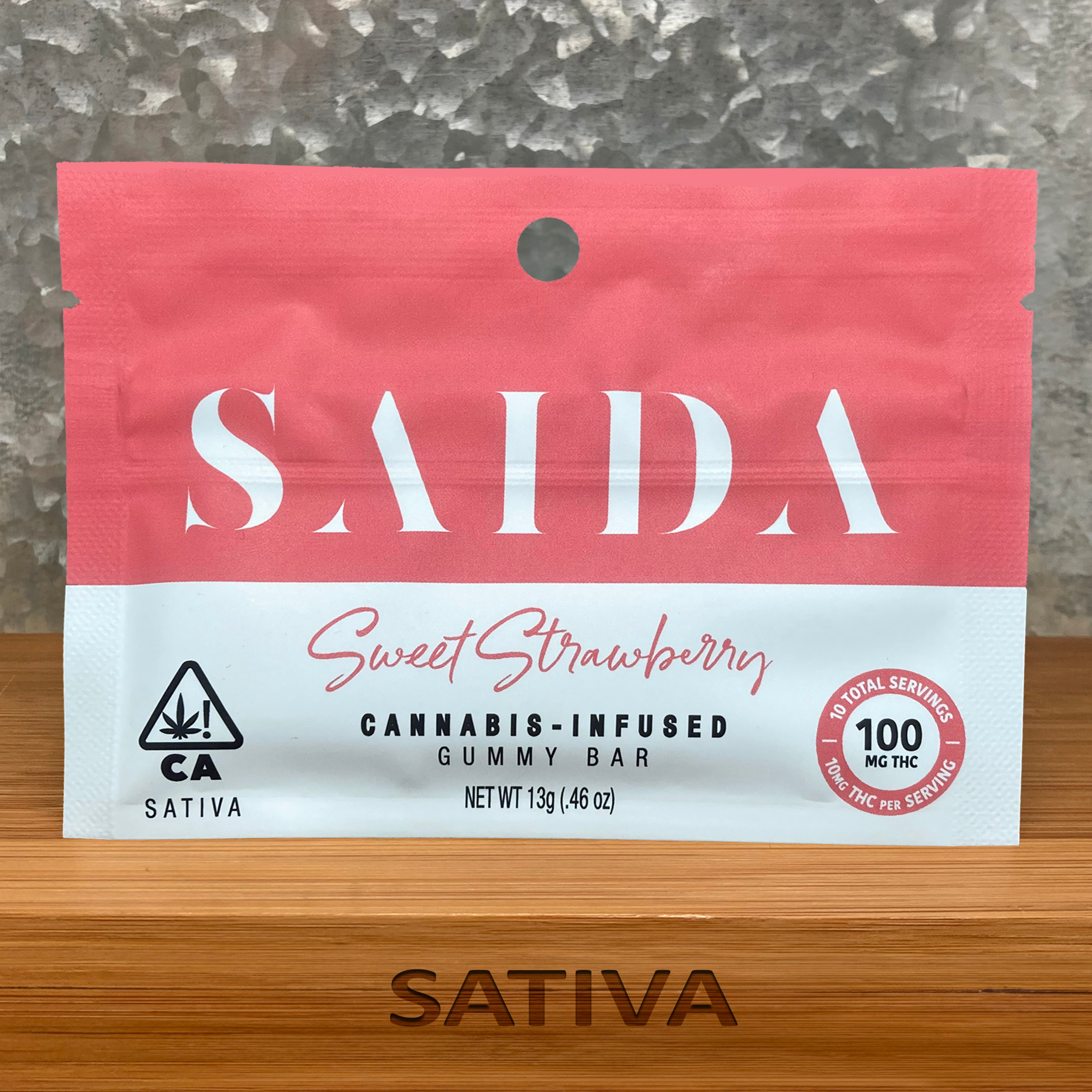 Sweet Strawberry Gummies 100mg - Saida - - $10 - Edible