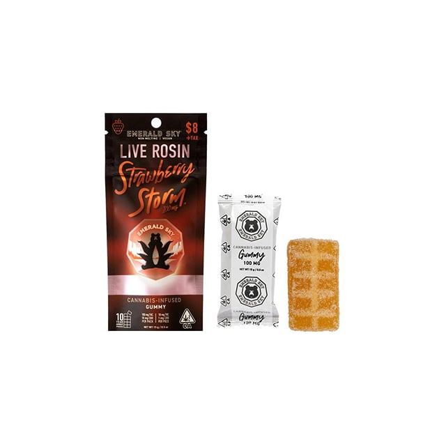 Strawberry Storm | Live Rosin 100mg Gummy