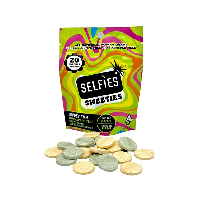 SELFiES SWEETiES - Infused Tarts | 20pk | 100mg THC - Sweet Fun (S)
